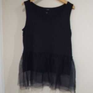 ## Riani 12 sleeveless top with extra net at the bottom